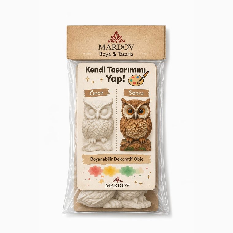 3D Objeler paketi — Baykuş