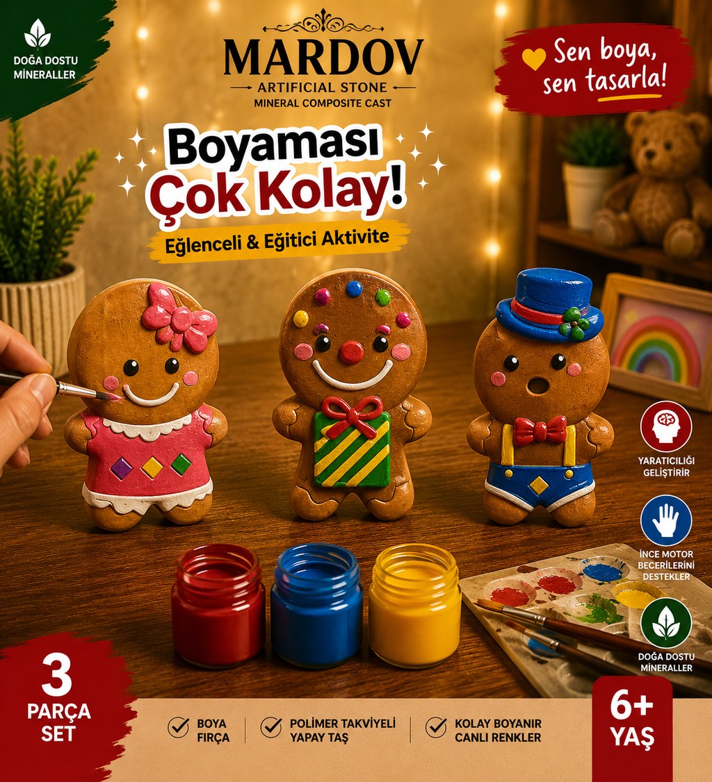Kurabiye Serisi — Boyaması çok kolay: eğlenceli ve eğitici aktivite